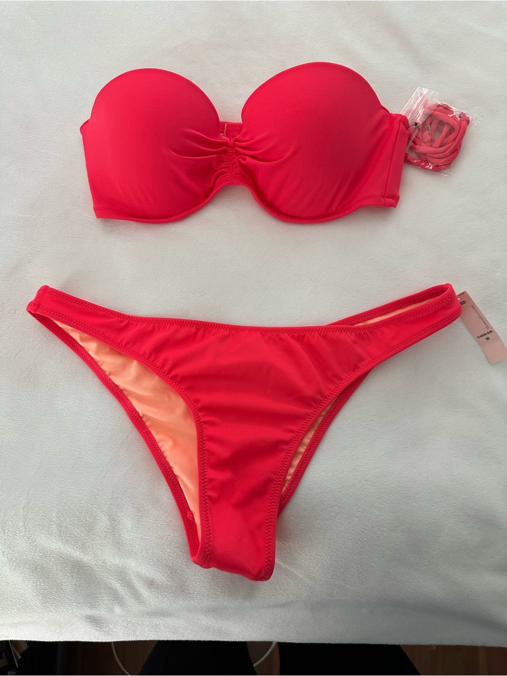 Victoria's Secret Coral/Orange Bikini Set